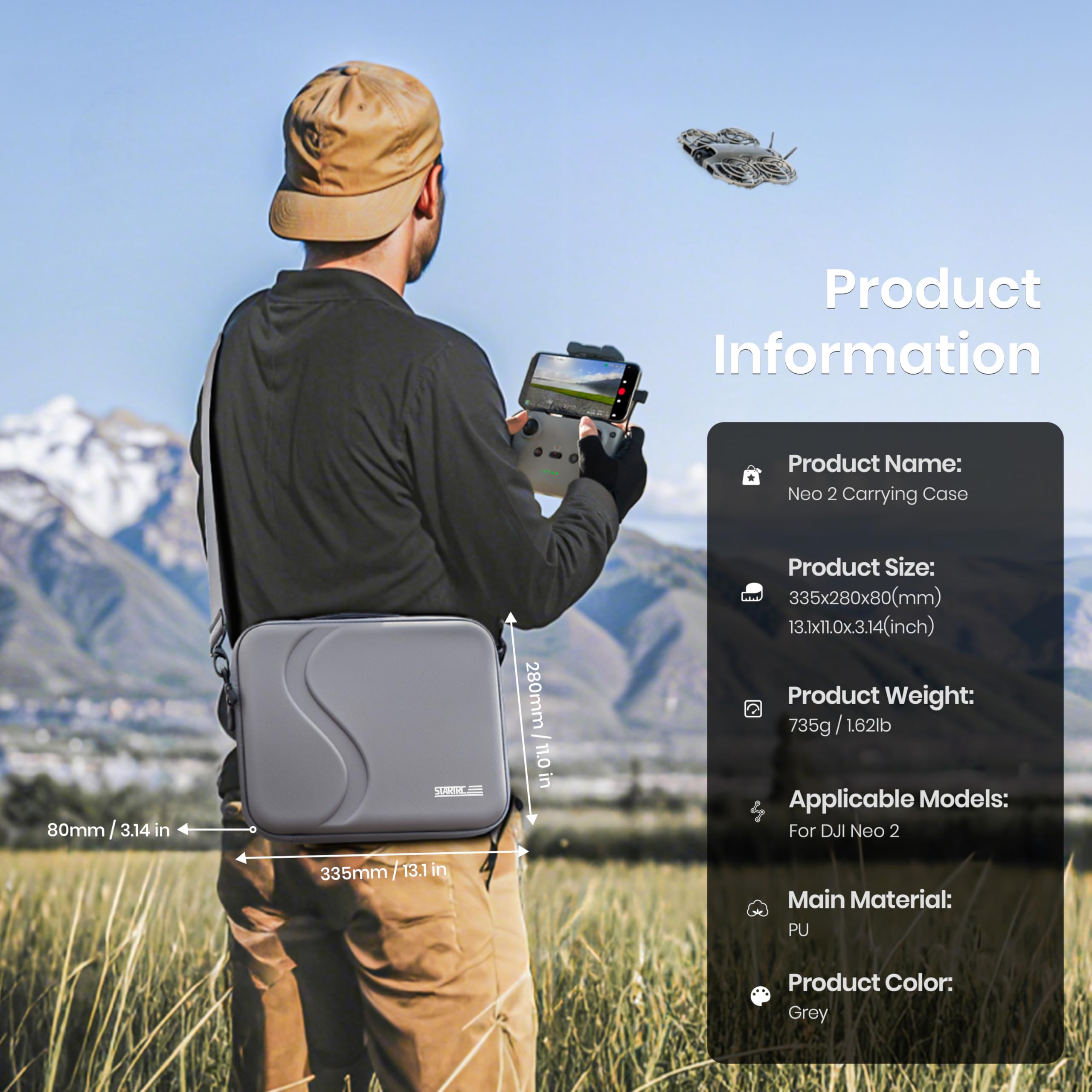 Drone Joystick Cover - Borsa per il trasporto degli accessori
