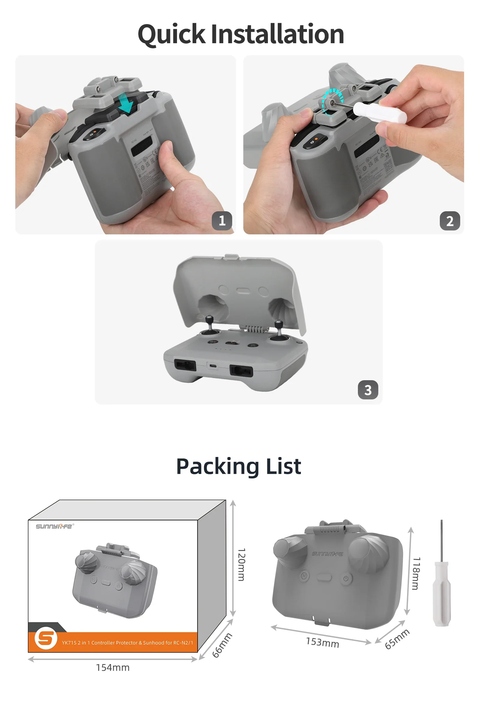 2 in 1 Controller Protector Su - Drone Joystick Cover recensione e prezzo