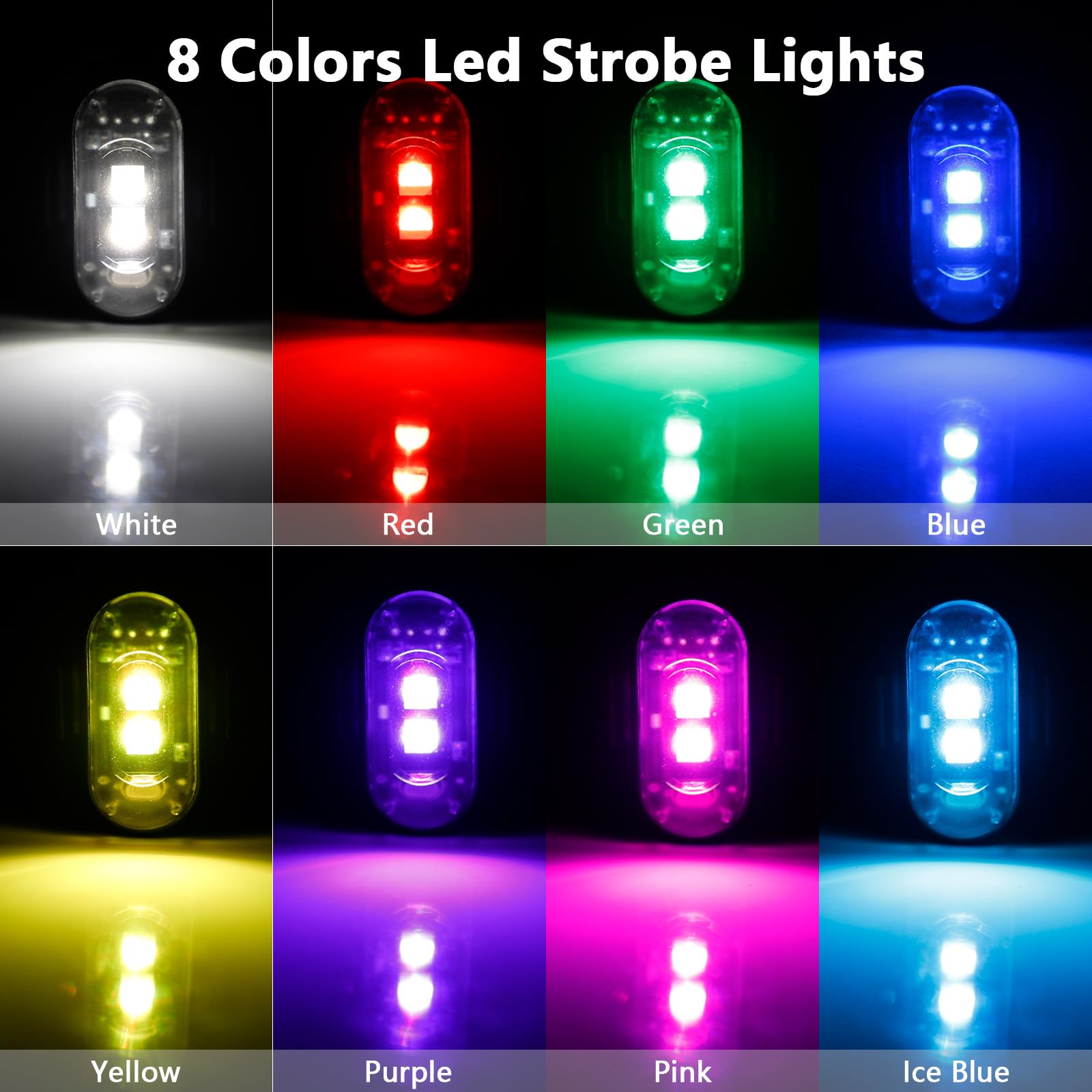 Set di 4 Luci Stroboscopiche L - Drone Strobe Light recensione e prezzo