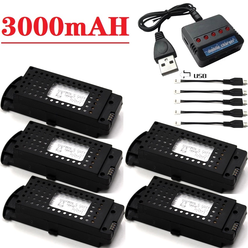 Batteria per Droni Q6 3.7V 300 - Eachine Drone E58 recensione e prezzo