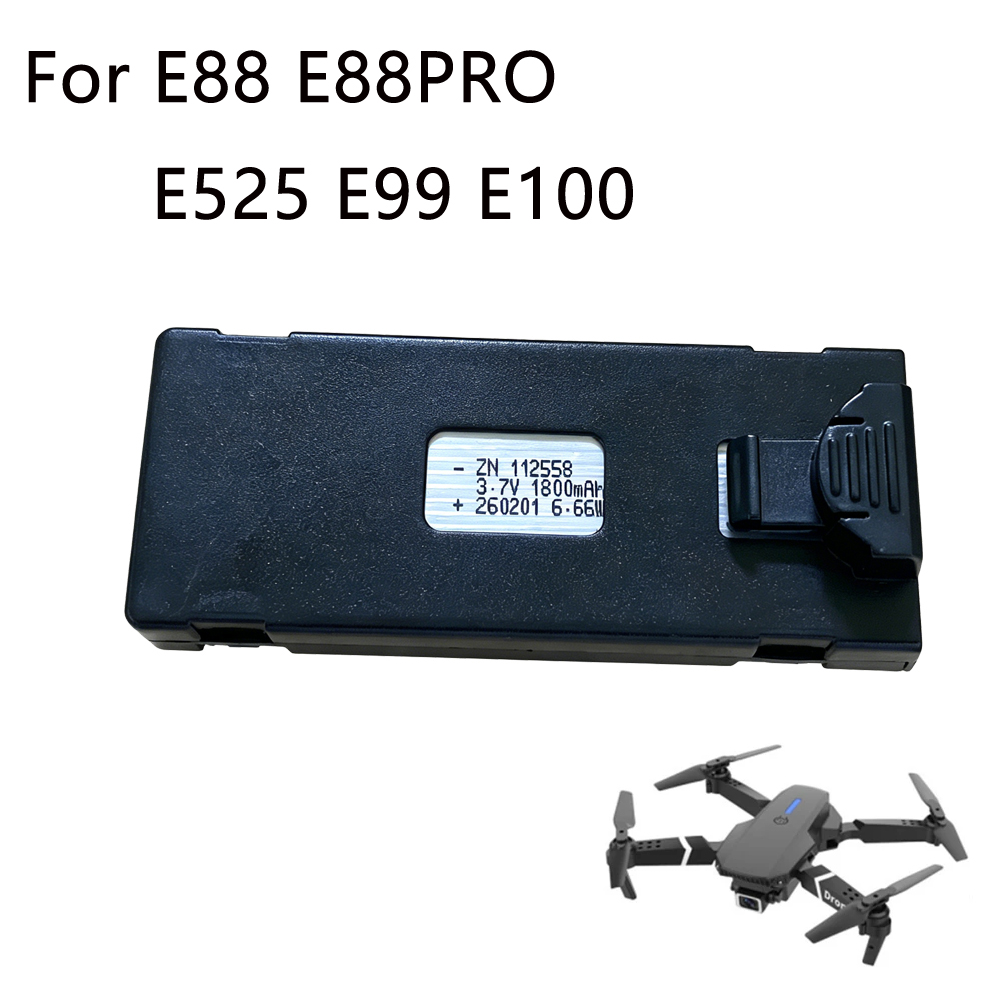 Batteria Drone E88 3.7V 1800mA - Eachine Drone E58 recensione e prezzo