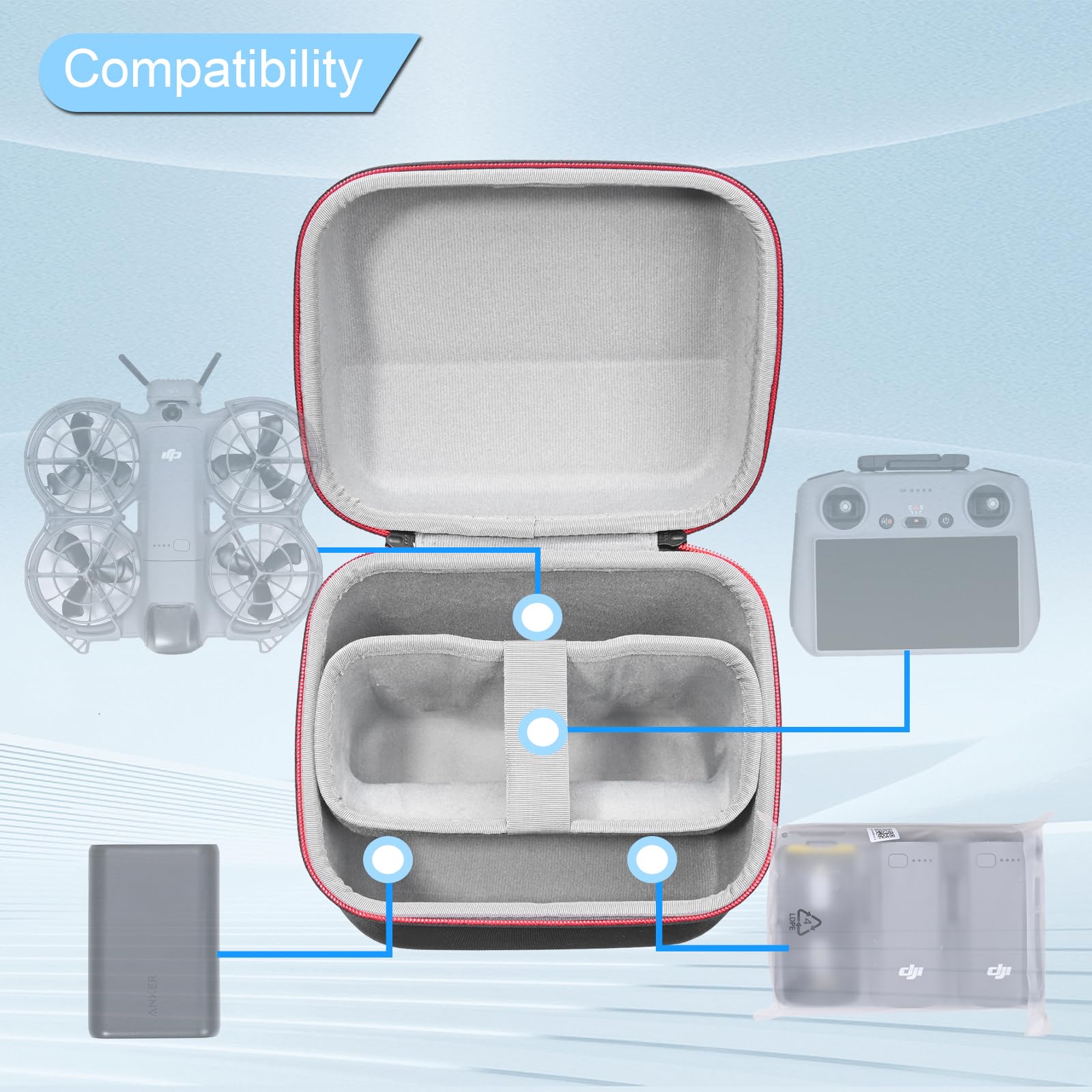 Borsa Portatile per DJI Neo 2  - Drone Carrying Case recensione e prezzo